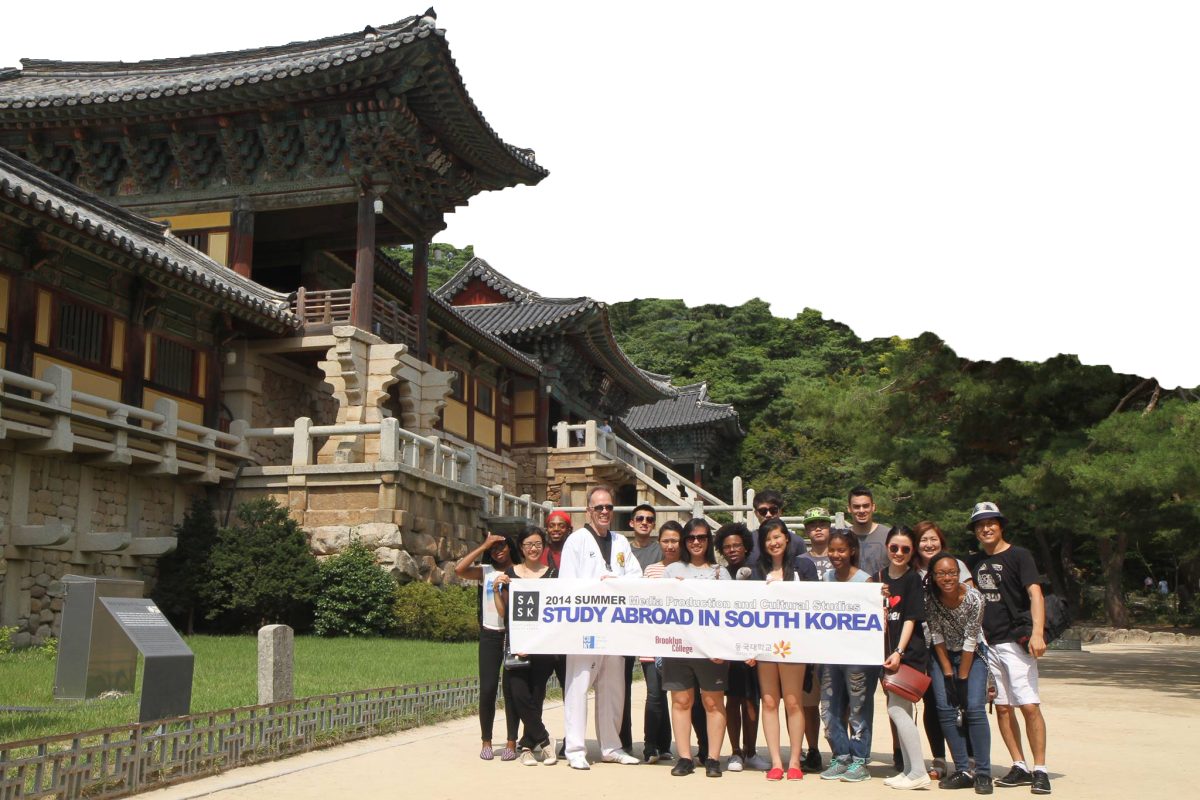 Students posing together