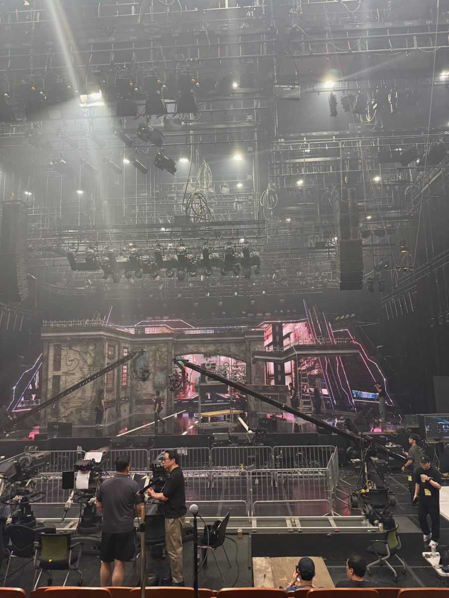 Stage being set up of MBC's Music Core