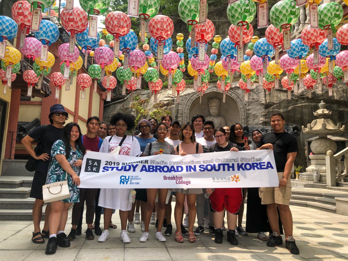 Students posing together