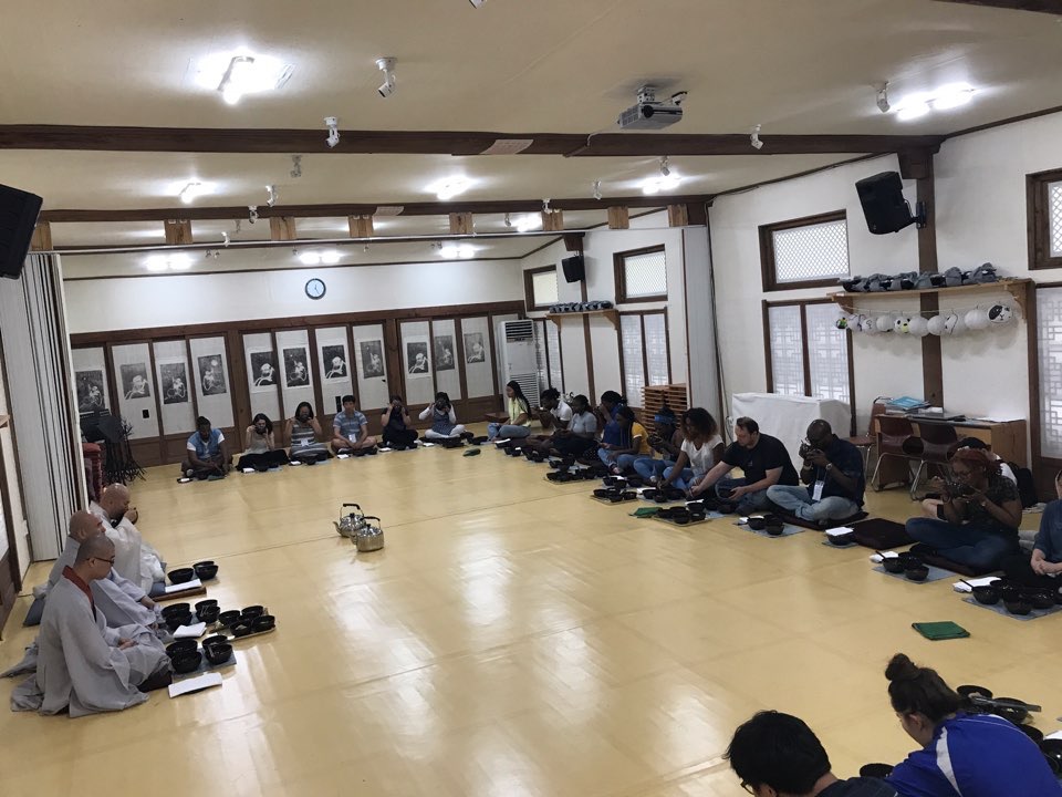 Eating with the Monks